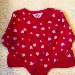 T2 love size 12 sweatshirt Coral color